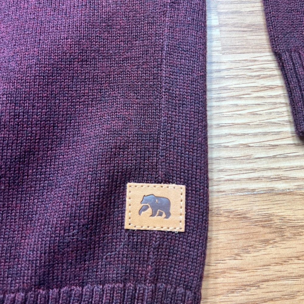 The Normal Brand Men's Burgundy Hoodie - Picture 2 of 7